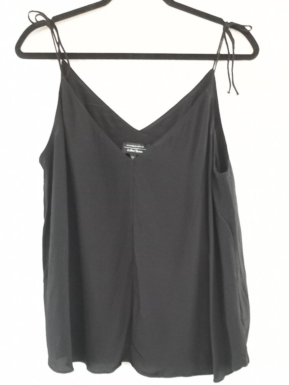 &OTHER STORIES black cami flowy spaghetti strap top
